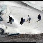 Trekking sobre hielo. Glaciar Viedma, Santa Cruz